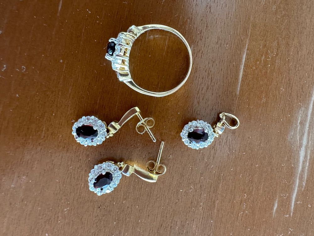 Autres bijoux: Schmuck Set Silber vergoldet – D'occasion à Sigriswil par Sehrazade 1