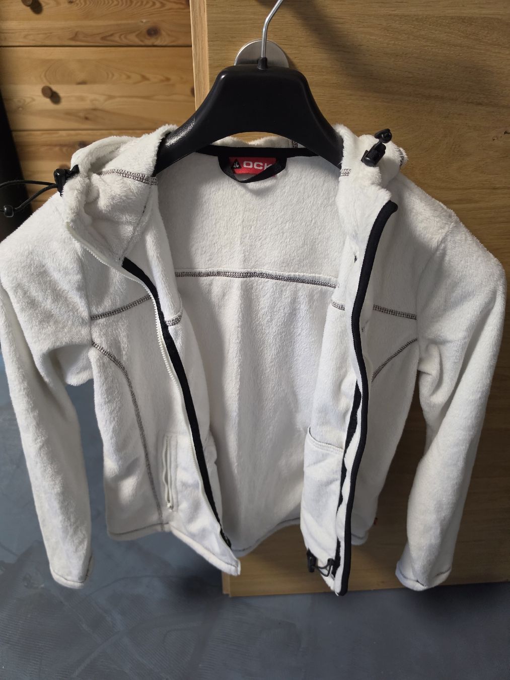 Vestes: Fleecejacke OCK Weiss Grösse 38, NEU – Neuf (Voir description) à Oberbipp par tori17 2