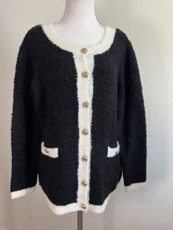 Pullover mit Merino Wolle-Anteil, Grösse M/L, NEU, NP 79.-