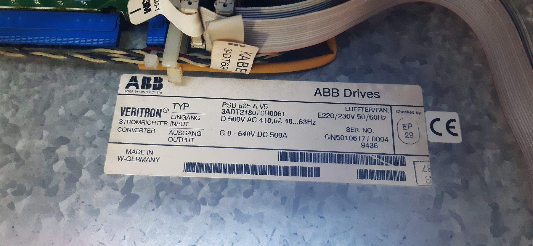 ABB Componenti elettronici: ABB Veritron Gleichrichter PSD - Veritron current converter – Usato da Engwang venduto da ChristophUhlmann 3