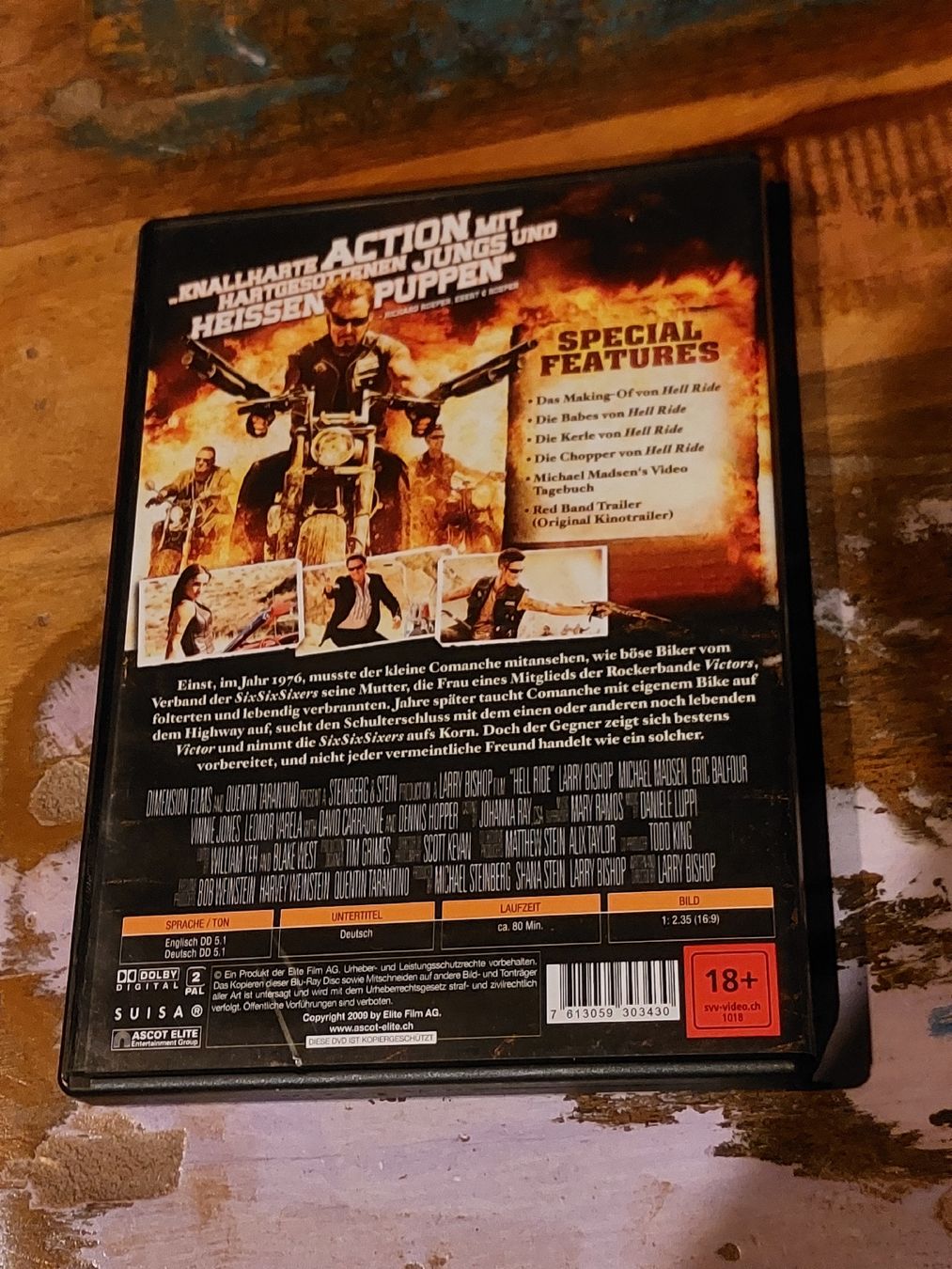 Alle DVDs: Hell Ride, DVD Biker Thriller – Gebraucht aus Winterthur von Belzarek 1
