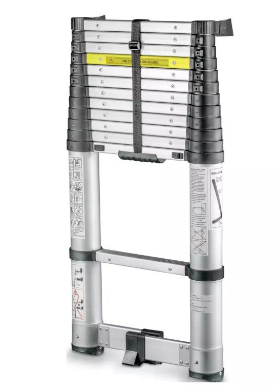 Scale: technocraft Sicherheits-Teleskop-Anstellleiter 3740 mm – Nuovo e nell'imballaggio originale da Koppigen venduto da Bracher_Mail-House 1
