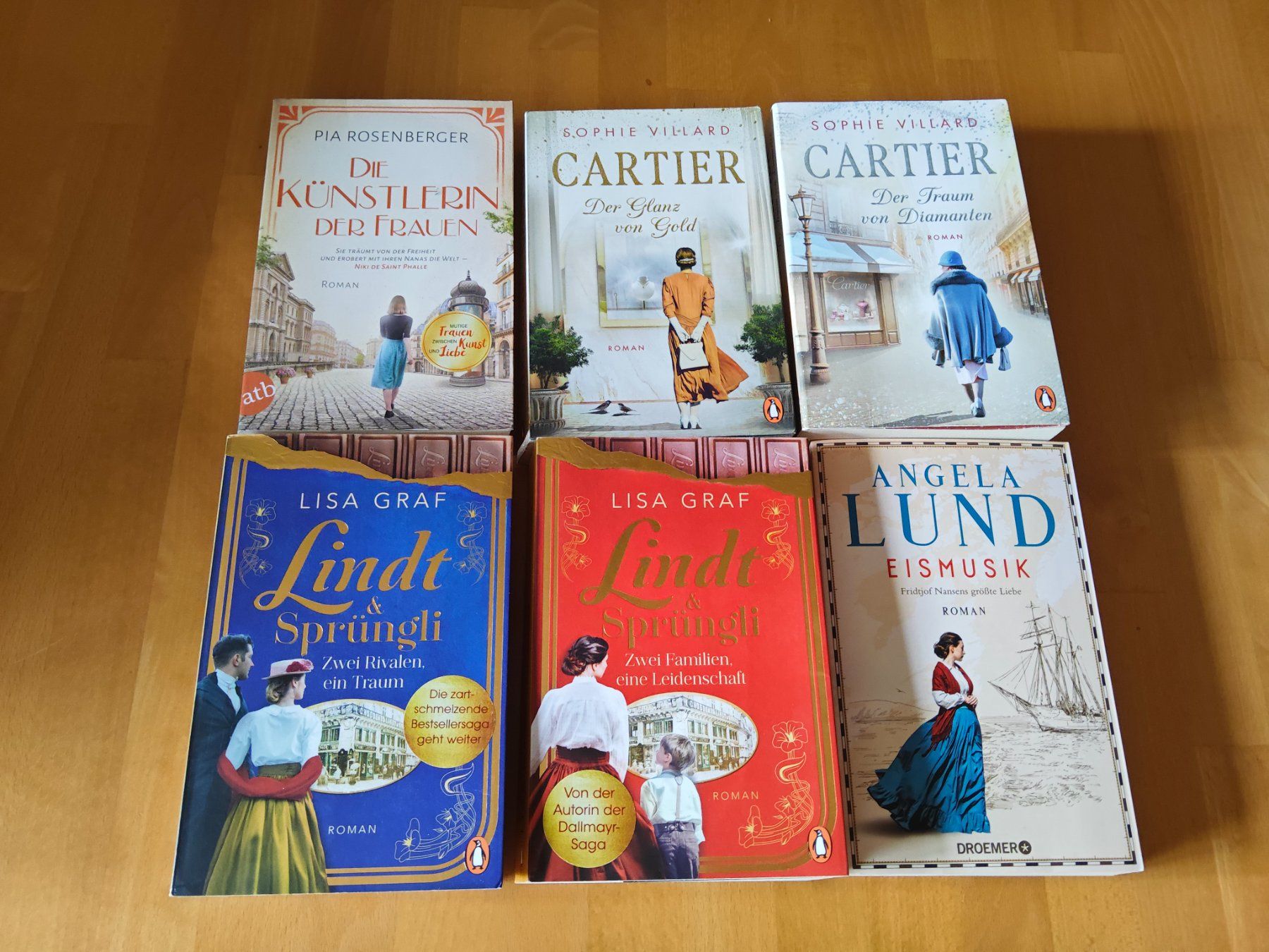 Livres: 6 biographische Romane – D'occasion à Staad SG par Hope80
