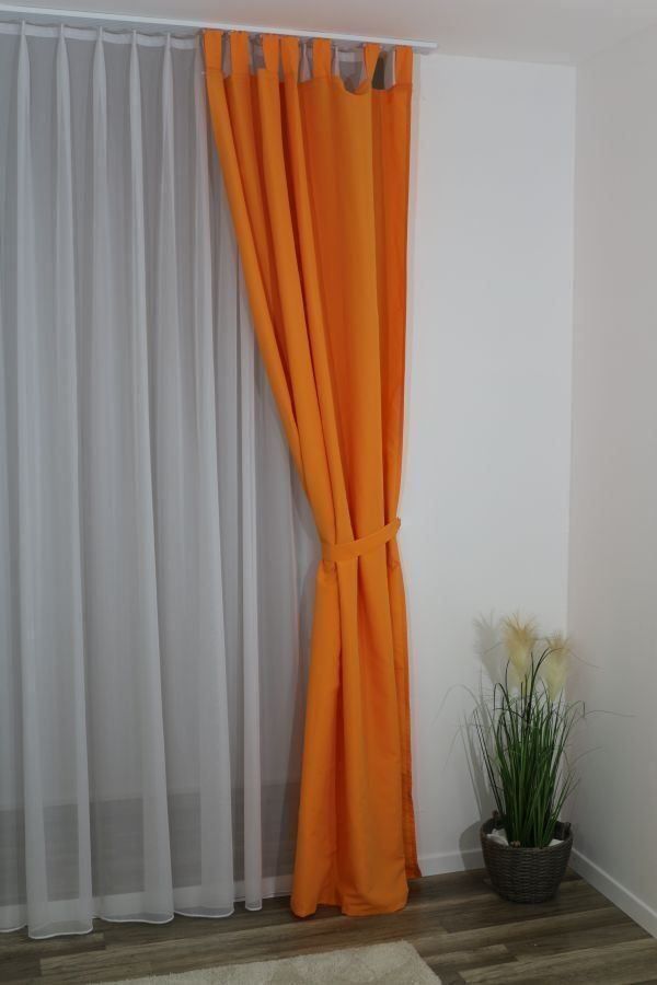 Tende: VORHANG BLICKDICHT ORANGE – Nuovo e nell'imballaggio originale da SIEBNEN venduto da fiuman1 1