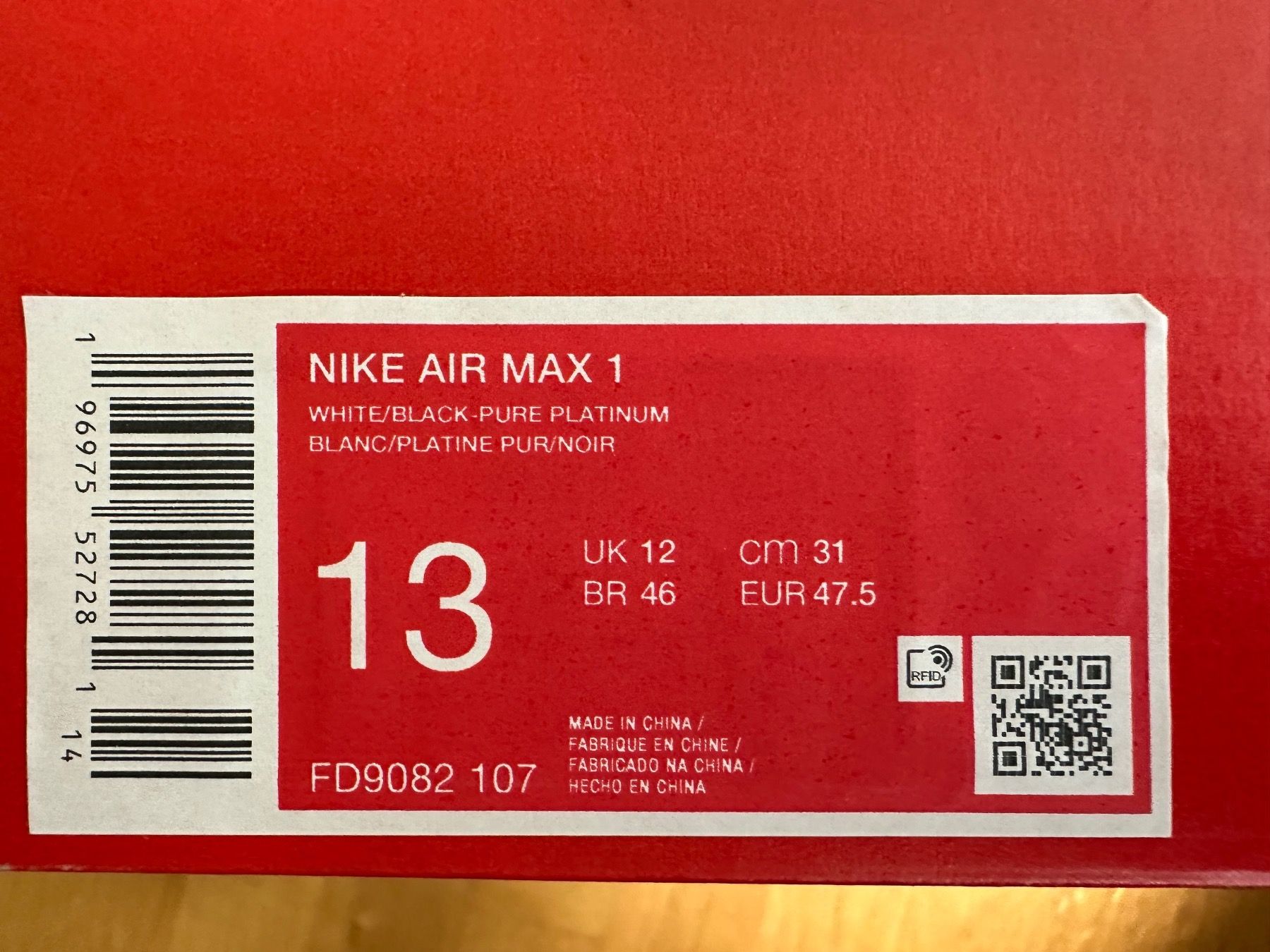 Nike Herrenschuhe: Nike Air Max 1 – Neu und originalverpackt aus Luzern von Luxury82 6