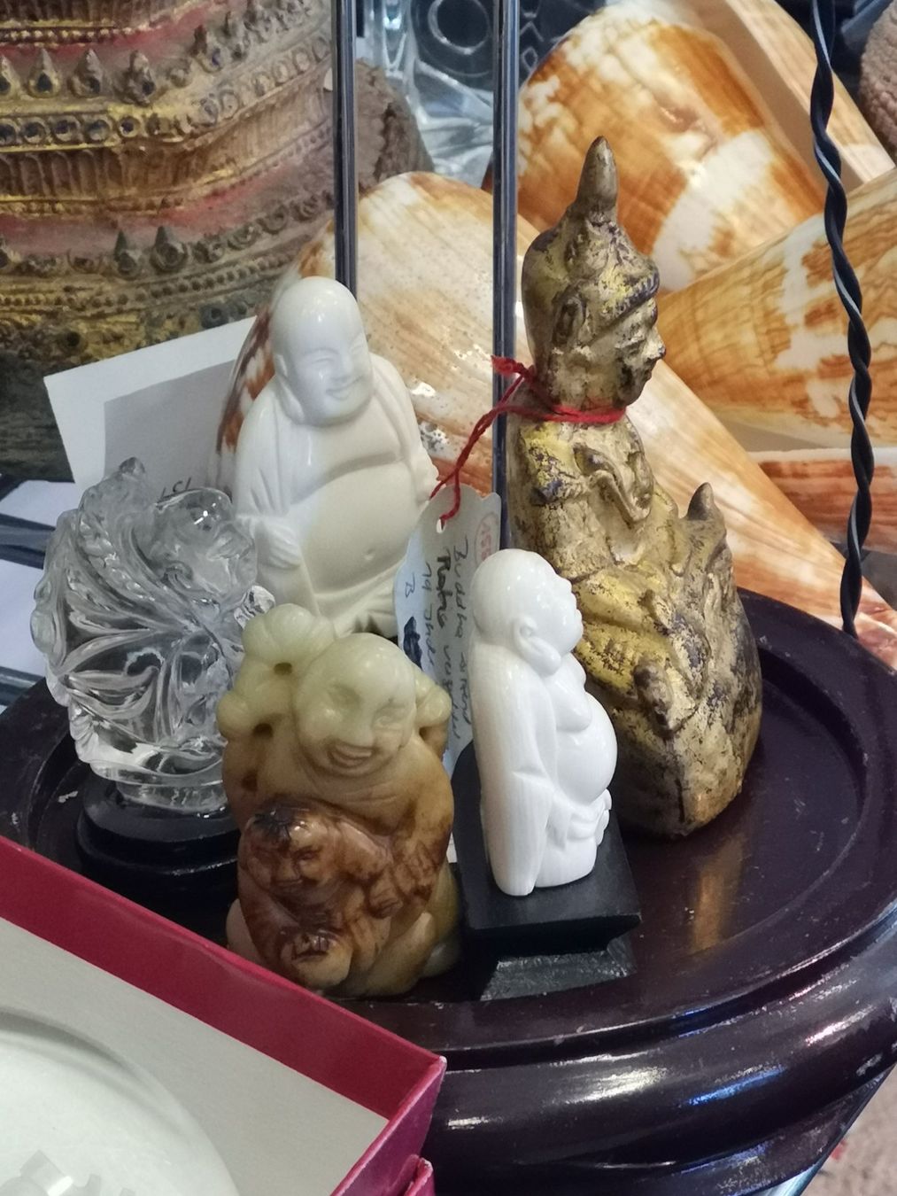 Statuette: alter Antiker Jade Figur Buddha Amulett Schutz Glücksbringer – Nuovo (secondo la descrizione) da Kloten venduto da Asiatica 3