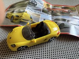 Kinder Überraschung Porsche Boxster Gelb mit Beiblatt!