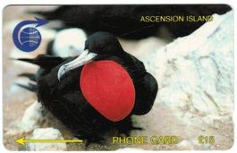 Telefonkarte Ascension Island ASC-M-2C, Grosser Fregattvogel