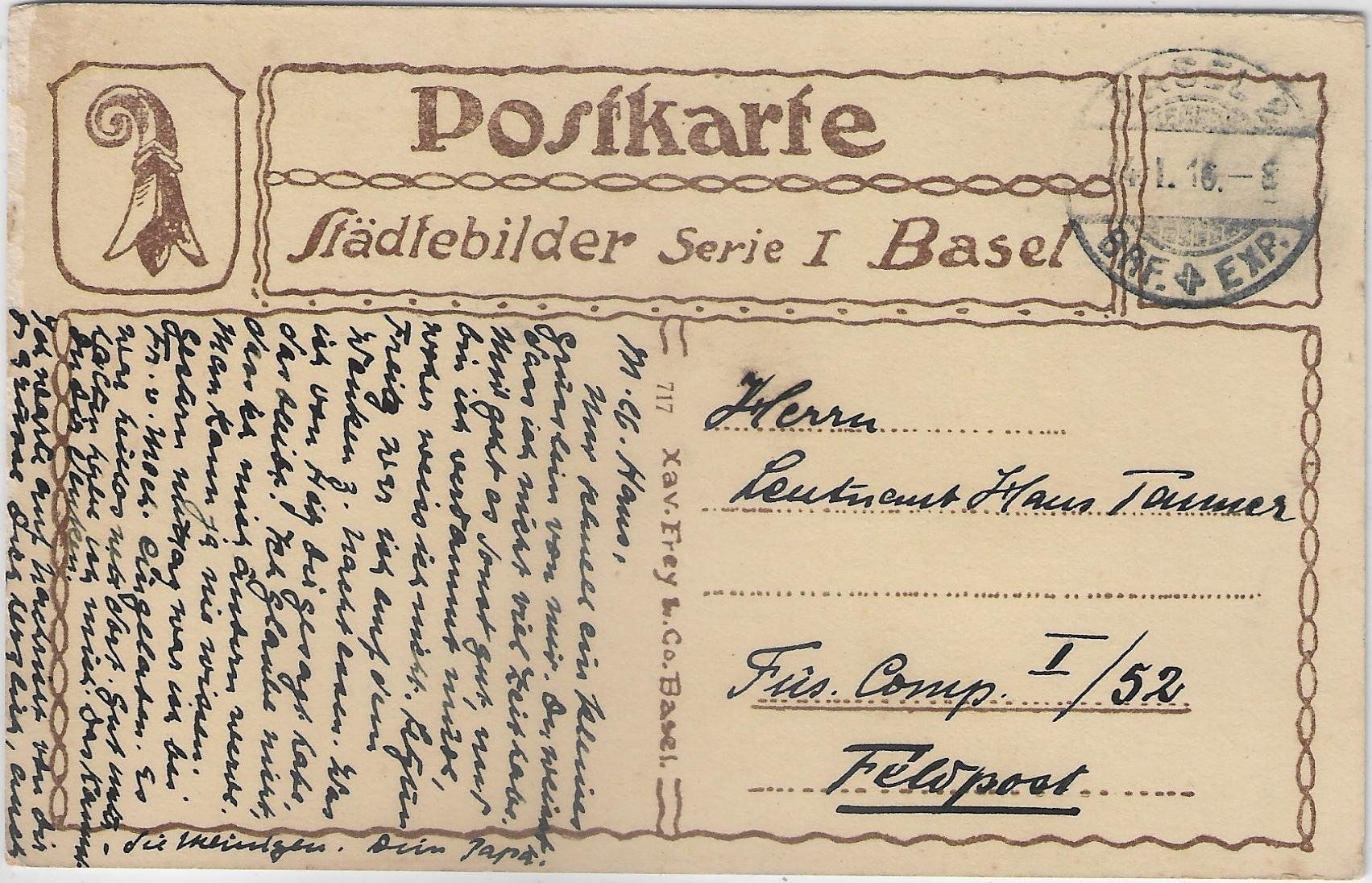 Cartoline postali: Basel - St. Albantor – Usato da Ettingen venduto da Kartenplanet 1
