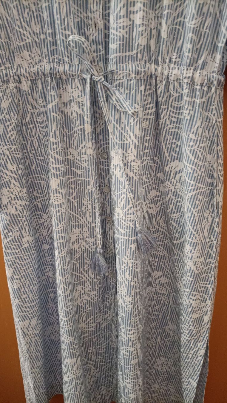 Kleider: Hemdblusenkleid ATELIER MAREE, Basel, blauweiss Grösse S – Gebraucht aus Thalwil von bla_dht5 5