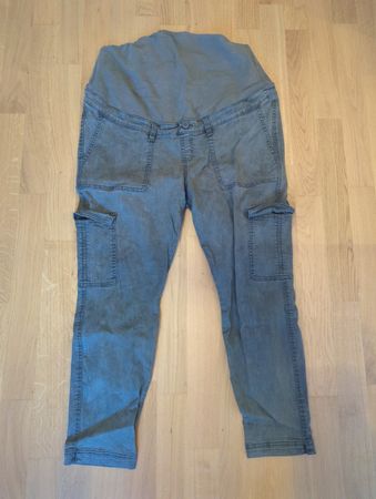 H&M Mama Cargohose Grösse XL Khaki 
