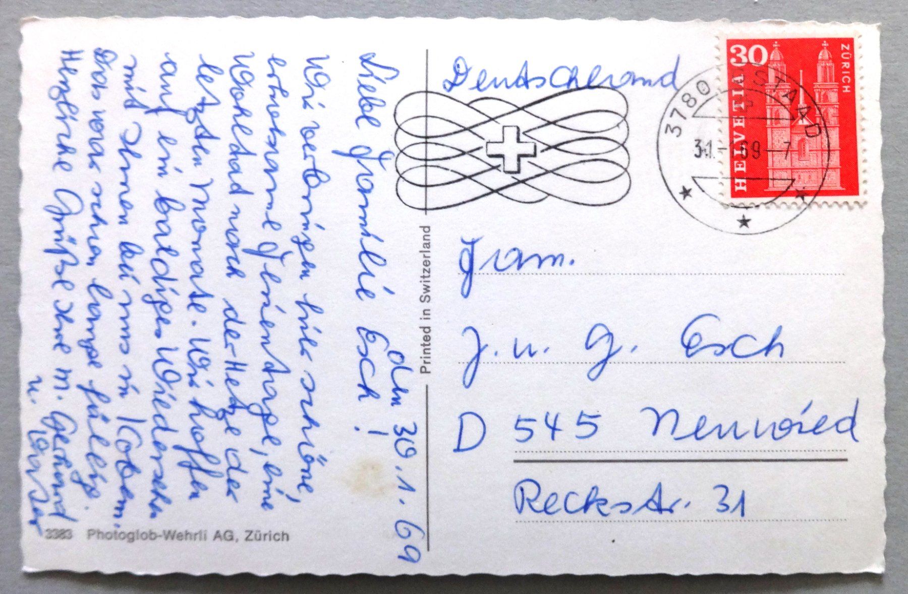 Cartes postales: Gstaad 1050 m – D'occasion à Fétigny par Billy2miny 1
