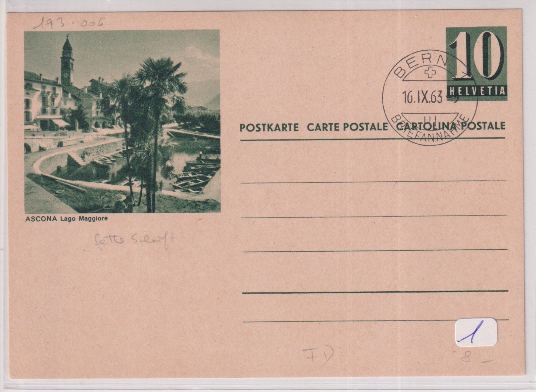 Tous les timbres: PP4) 3 Postkarten,  sehe Scan – D'occasion à Claro par Chanty7