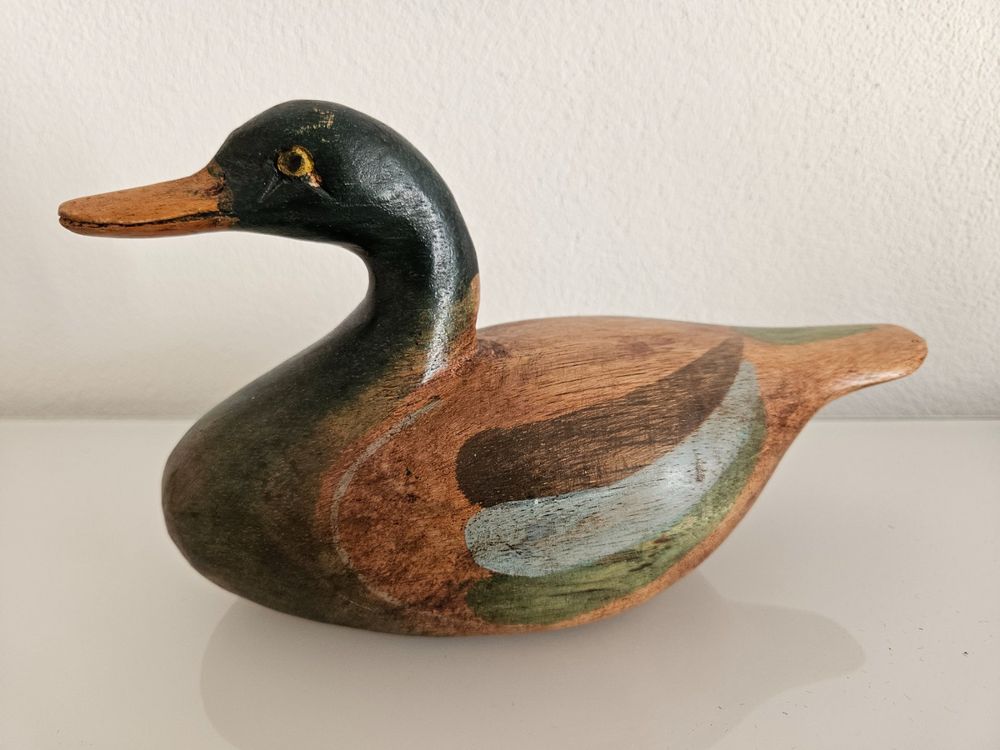 Germano reale realizzato in legno e dipinto a mano Kaufen auf Ricardo