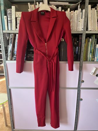 Adidas x Ivy Park Roter Jumpsuit, Grösse L - Top Zustand!