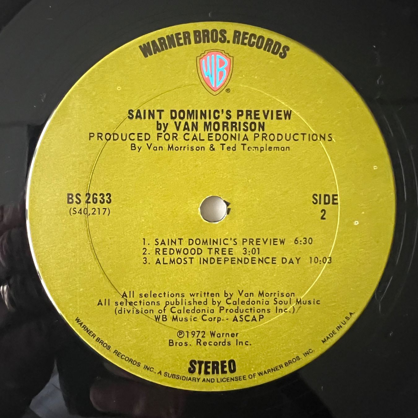 Dischi in vinile: Van Morrison - Saint Dominic's Preview / 1. US-Press. 1972 – Usato da Gais venduto da soundcave57 5