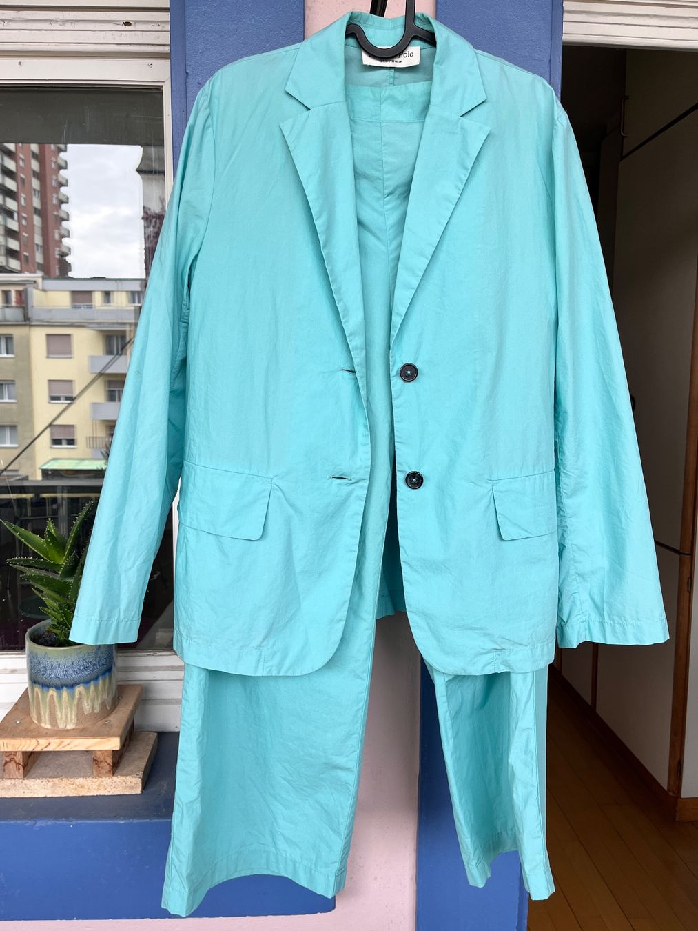 Completi & Tailleur: Marco Polo Baumwollanzug Gr.34/36 – Usato da Basel venduto da hannelovisa