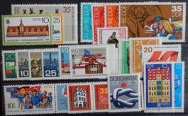 DDR Lot mit postfrischen ** Werten III