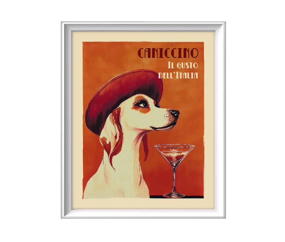 Foto & Immagini: Martini Bild "Caniccino", gerahmt, 40x50cm – Nuovo (secondo la descrizione) da Beinwil am See venduto da SybilleStuff 1