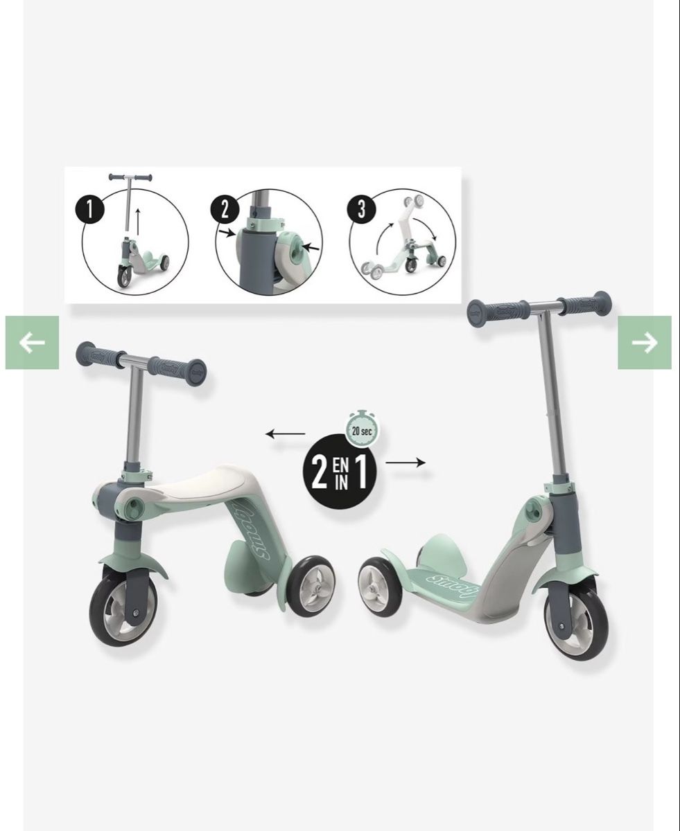 Smoby Veicoli per bambini: Kinderroller 2in1, Laufrad, fast neu – Usato da Hedingen venduto da kamarue 1