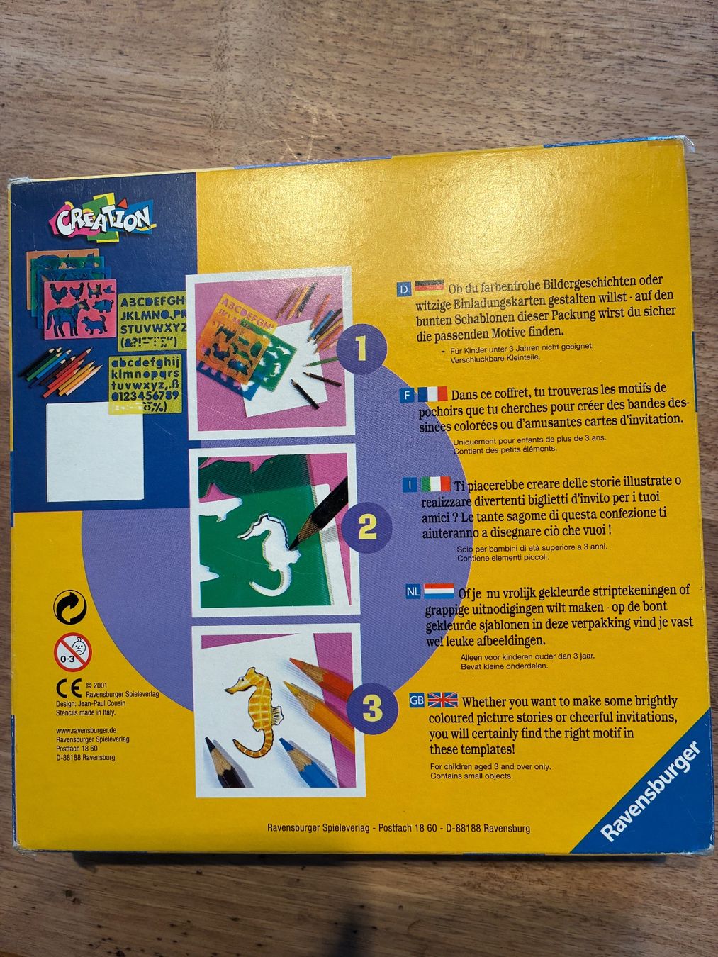Sciablone: Ravensburger Schablonenmix – Usato da Adliswil venduto da Ruthli50 1