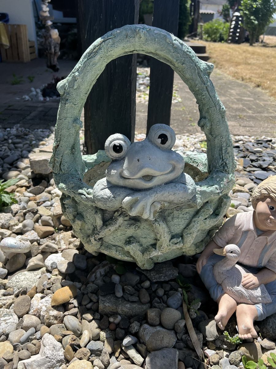 Tutte le decorazioni: Frosch & Kind Garten Deko Figur – Usato da Kirchleerau venduto da gue_hn6p 2
