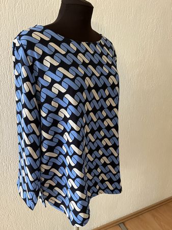 Chemisier bleu et blanc Opus, taille 40 comme neuf