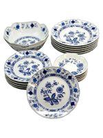 Service 20 pcs. porcelaine Marienbad Ingres Weiss bleu blanc