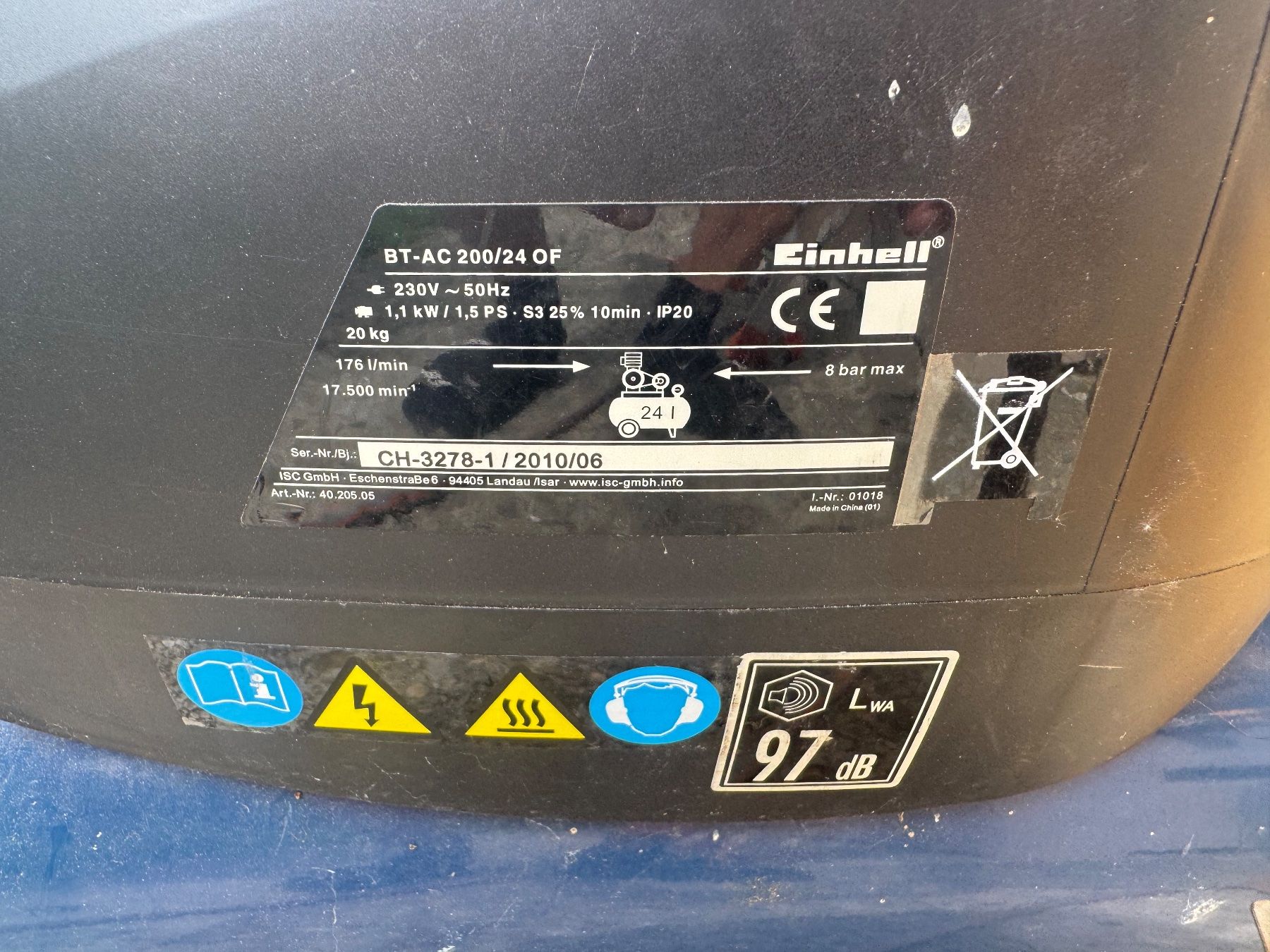 Einhell Kompressoren: Luftkompressor Einhell auf Rädli – Gebraucht aus Kehrsatz von cashswiss2 4
