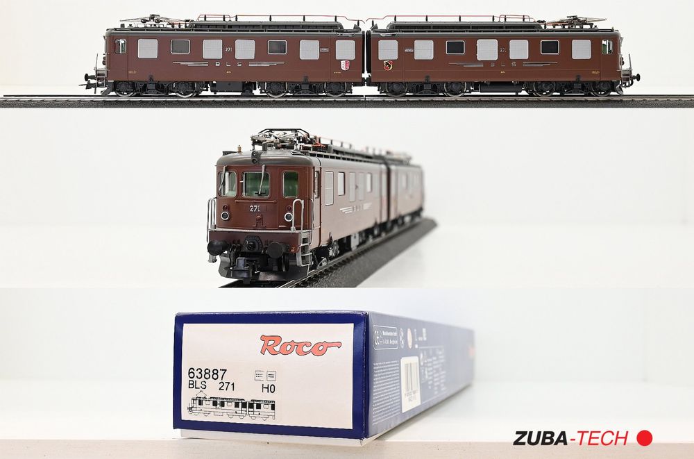 Roco 63887 H0 Elektrische dubbellocomotief Ae8/8 van de BLS