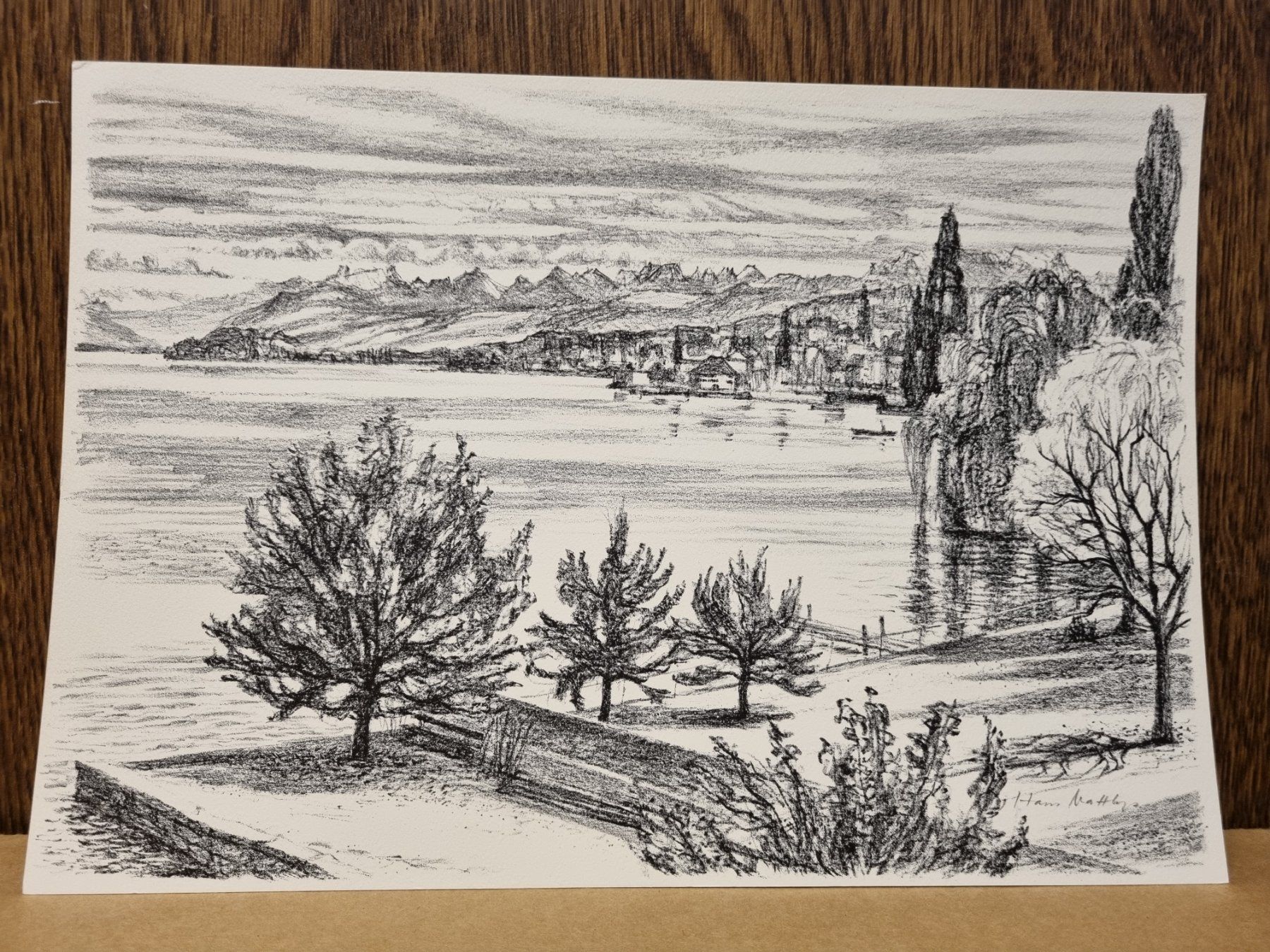 Grafica & Litografie: Has Matthys Handsigniert  Lithographie – Usato da Schaffhausen venduto da Leveron13 2