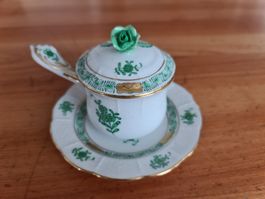 Herend Porzellan Schokotasse mit Unterteller