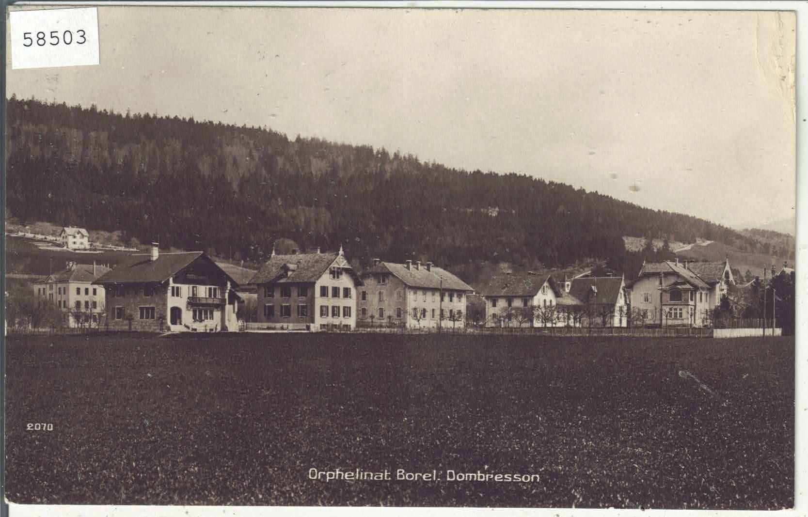 Cartoline postali: Orphelinat Borel - Dombresson – Usato da Ettingen venduto da Kartenplanet