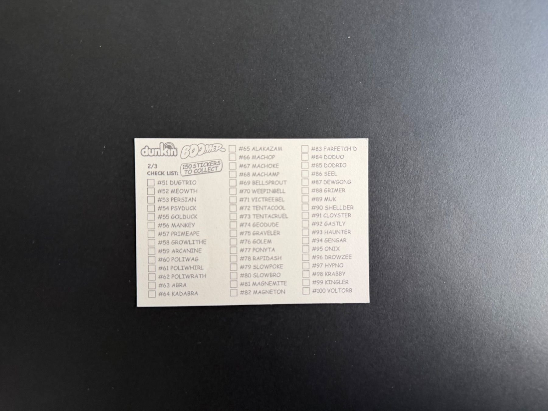 Pokémon Sammelbilder & Trading cards: Pokémon Dunkin Boomer 2000 - Farfetch'D – Gebraucht aus Zürich von mountainwizard00 1