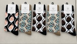 Socken-Set 5 Paar Gr. 39-42 Neu mit spain