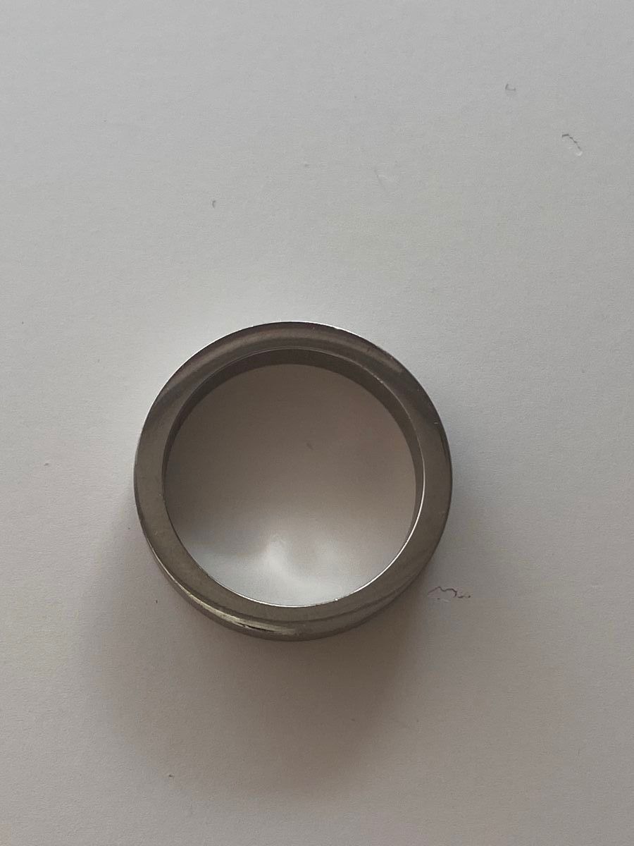 Anelli: XENOX Edelstahl Silberne Band Ring – Nuovo (secondo la descrizione) da Givisiez venduto da dor_xb9k 2