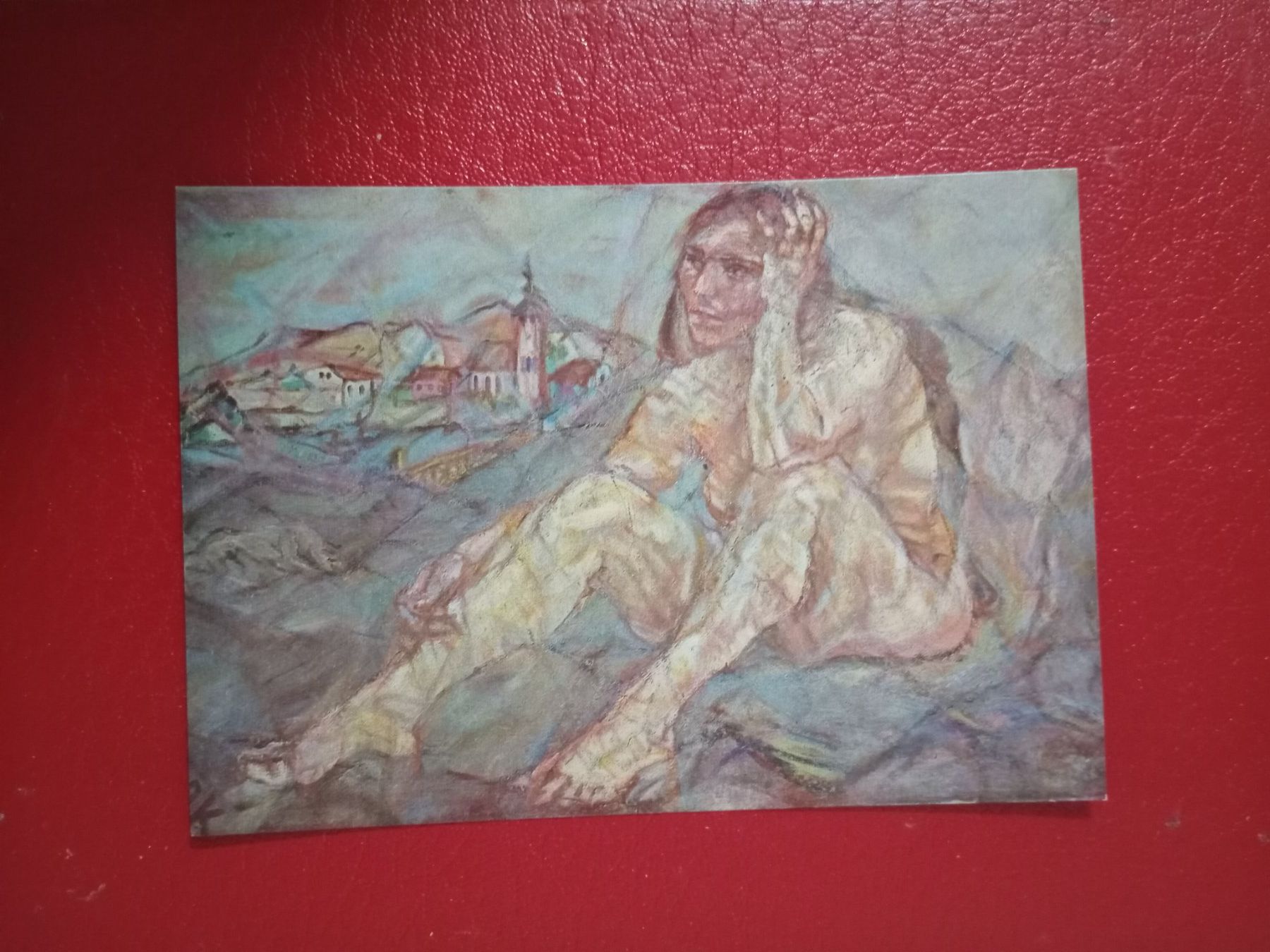 Ansichtskarten: AK Kunst Oskar Kokoschka "Heimsuchung" – Gebraucht aus Küttigen von Melisch1000
