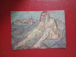 AK Kunst Oskar Kokoschka "Heimsuchung"