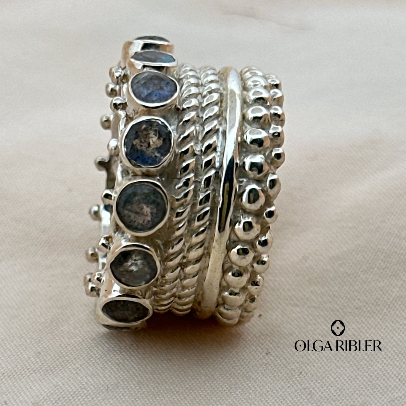 Olga Ribler Ringe: Memory Silber Ring 925 Grösse 55 mit Labradorite – Neu (gemäss Beschreibung) aus Luzern von Schmuckoutlet 4