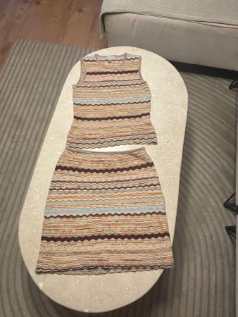 Missoni Strick Set Rock und Top Lurex/Wolle