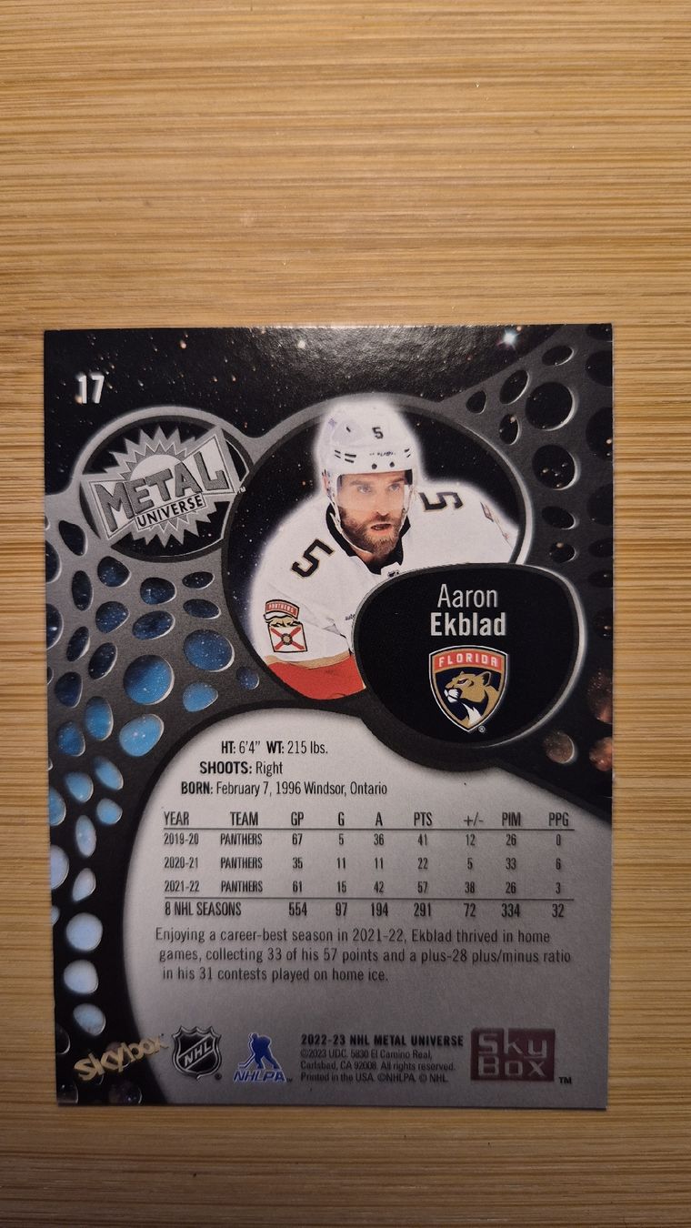 NHL Carte collezionabili: NHL Florida Panthers Aaron Ekblad – Usato da Bellach venduto da paedu-1980 1