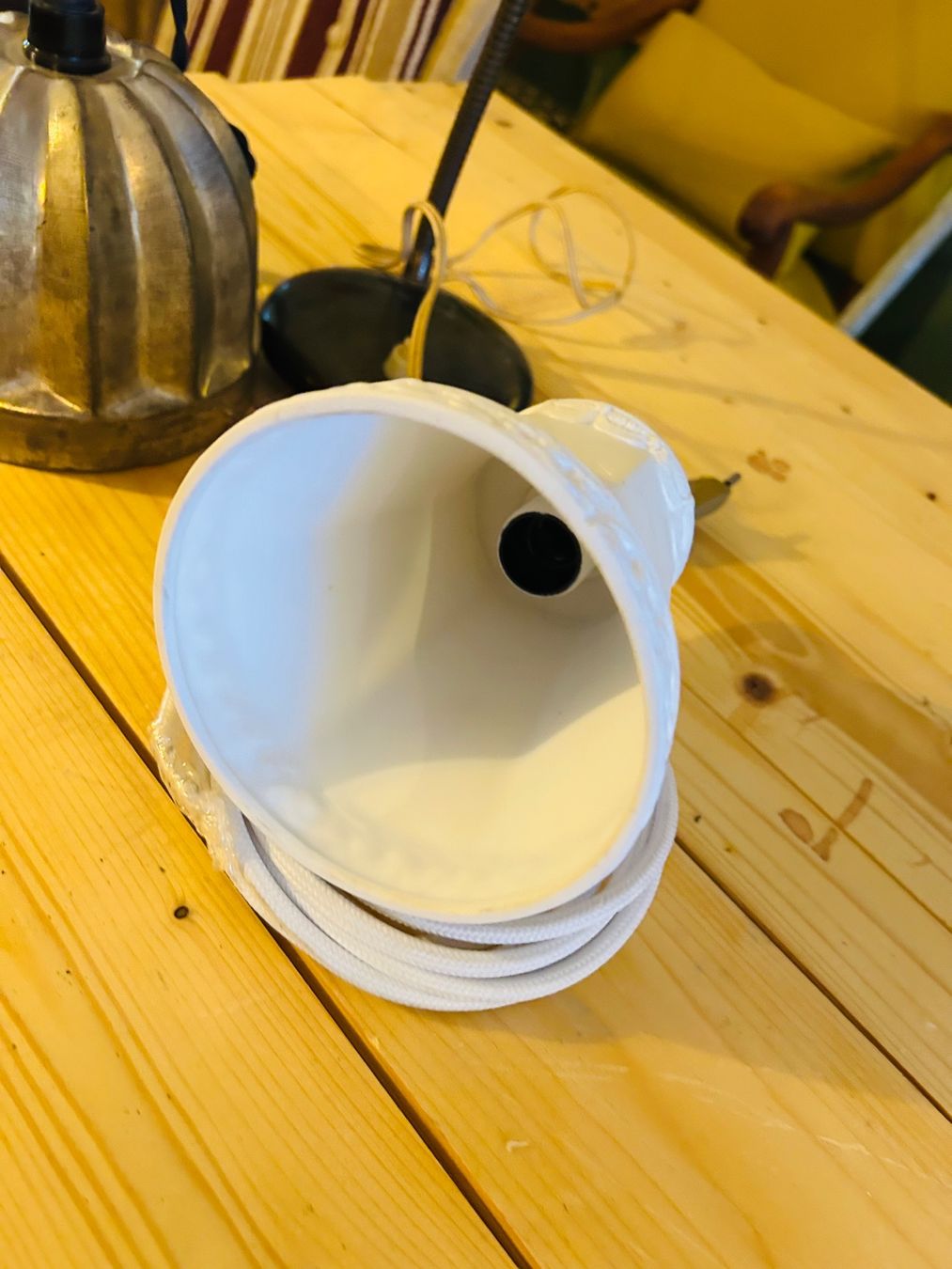 Lampade: 3 vintage  Lampen verkabelt. – Usato da Zürich venduto da KuduKing 3