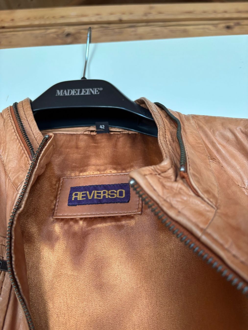 Jacken: Lederjacke cognacbraun – Gebraucht aus Weinfelden von stella79 1
