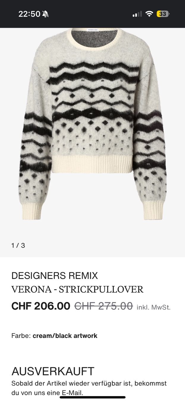 Maglioni & Felpe: DESIGNERS REMIX  - STRICKPULLOVER Orginalpreis 275.- – Nuovo e nell'imballaggio originale da Zürich venduto da luxuryoutlet1 6