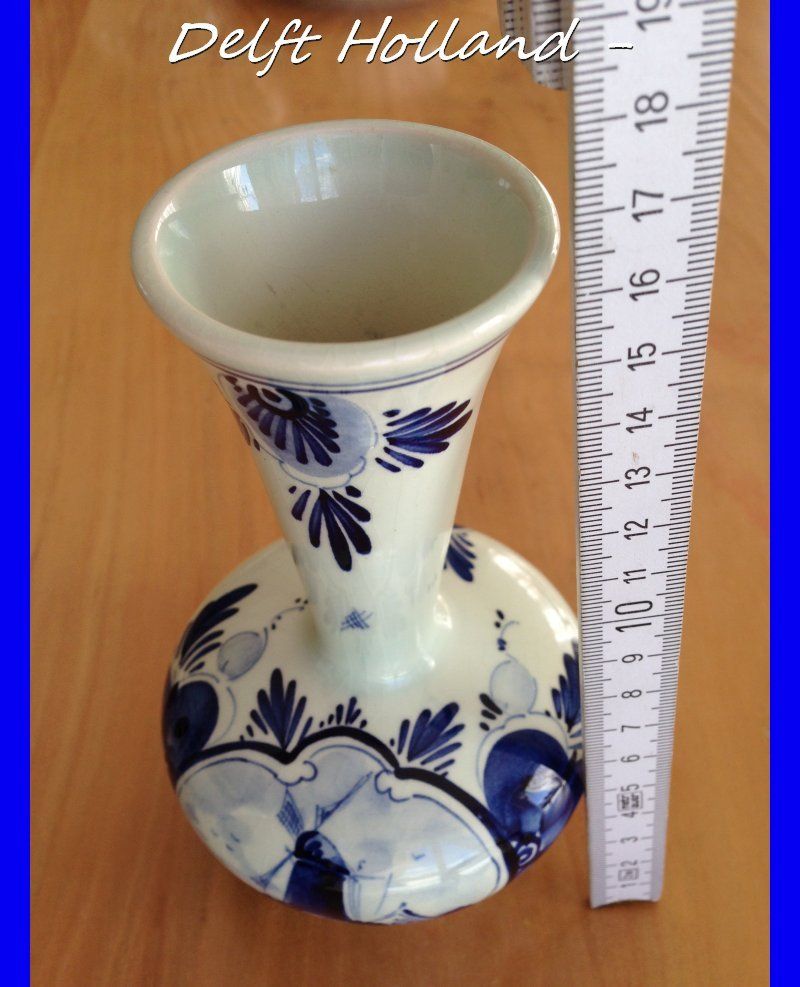 Vasen & Gefässe: DELFT  HOLLAND  BLUMENVASE  KERAMIK – Gebraucht aus Subingen von ArtBead 6