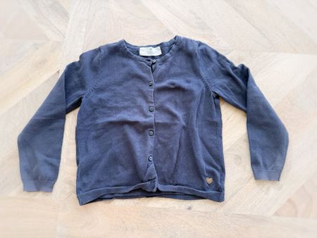 Strickjäggli marine-blau, Gr. 122/128
