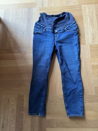 Umstandsjeans für Schwangerschaft, denim blau, Grösse L