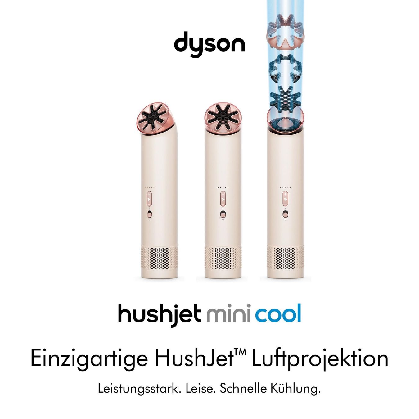 Dyson Ventilatori: Dyson mini Cool HushJet Handventilator Ventilator blush NEU – Nuovo e nell'imballaggio originale da Suhr venduto da 1stclass 1