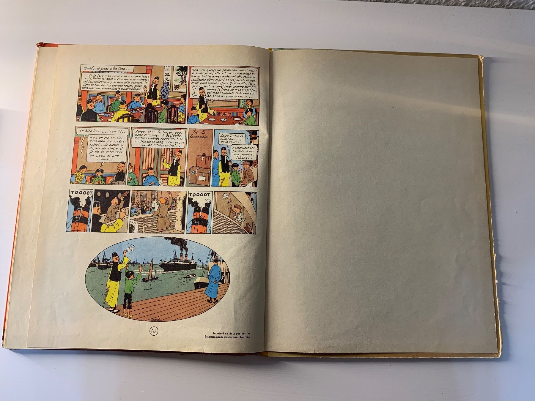 Comics: LES AVENTURES DE TINTIN -1957 – Gebraucht aus Affoltern am Albis von Sveta75 8