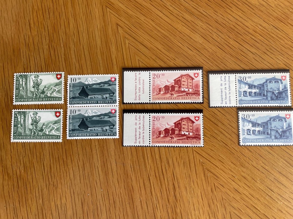 Tous les timbres: PP 1948** en double – D'occasion à Sonceboz-Sombeval par Comment2 3